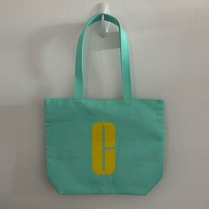 New Clinique Resuable Light Turquoise Tote